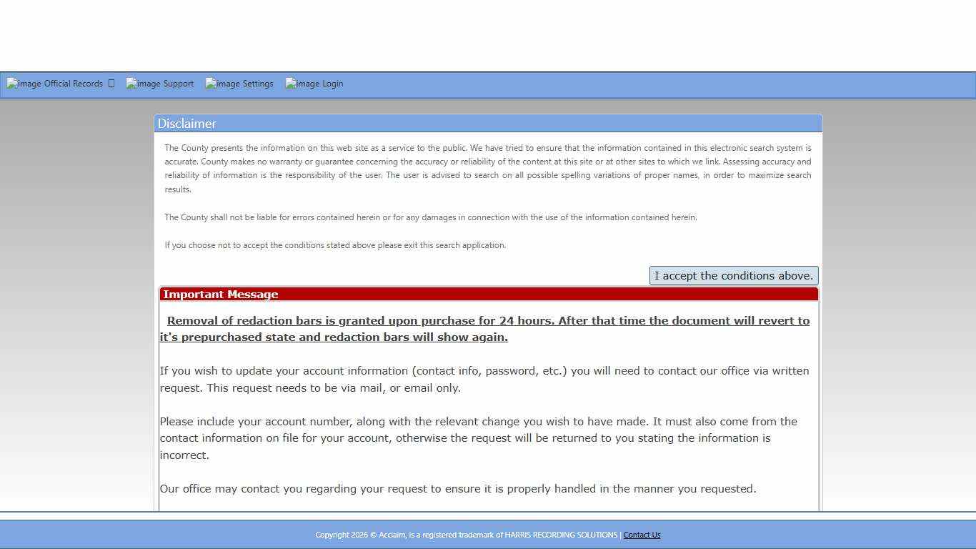 Horry County Records Search